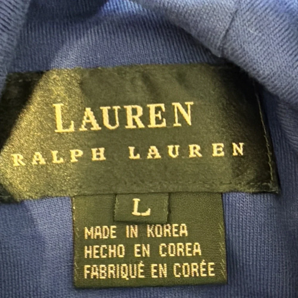 VTG Lauren Ralph Lauren Windbreaker Track Suit Pants Jacket Blue Yellow XLarge